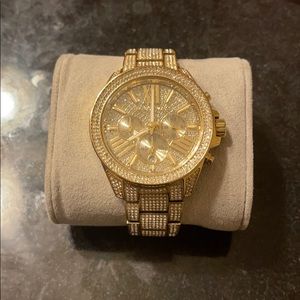 Authentic Micheal Kors Swarovski Crystal Watch